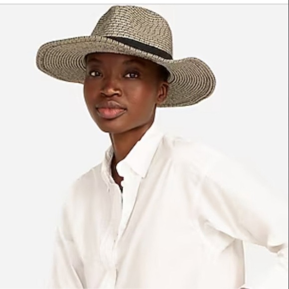 J. Crew Marled wide brim packable hat sz S-M - Picture 1 of 6